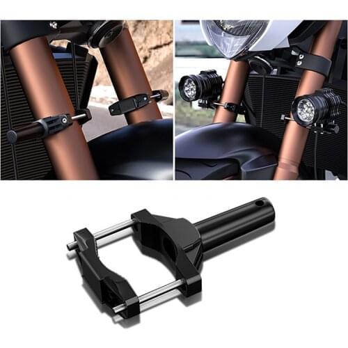 Universal Mount Bracket For Motorcycle Bumper Modified Headlight Stand Spotlight Extension Pole Frame Support Extension Bracket