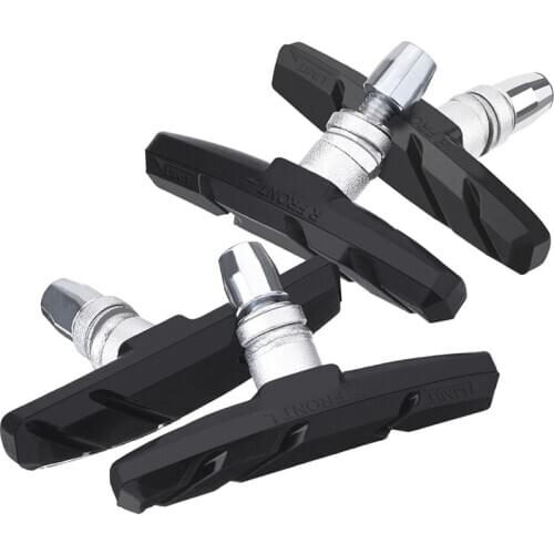 2pc Bicycle Brake Pads Cycling Bike V Brake Holder Pads Shoes Blocks Rubber Friction Rim Brake MTB Road Mute Bike Brake Pads