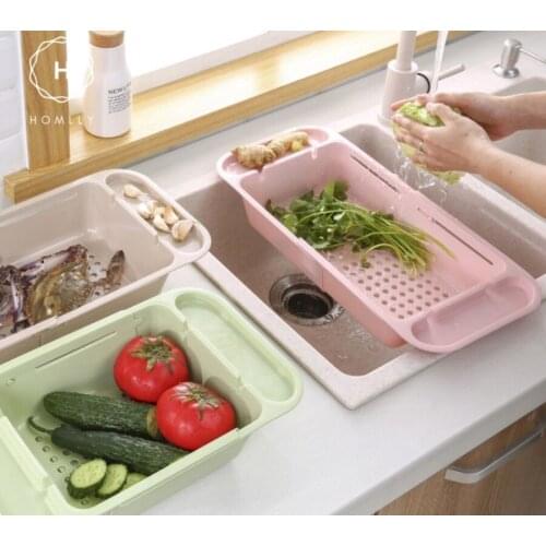 Homlly Extendable Colander Fits all Food and dish Dying Rack