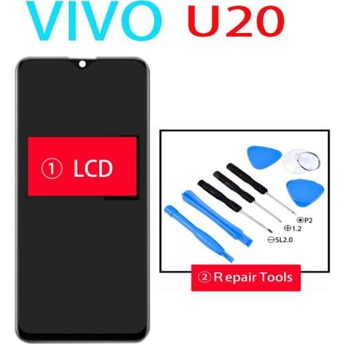 6.53" Full Lcd For Vivo U20 LCD Display Touch Screen Digitizer Assembly For Vivo U 20