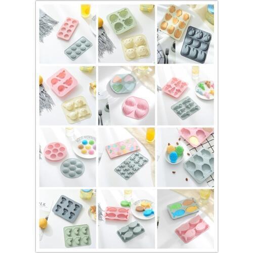 1 pcs Cartoon animal seriese silicone rice chocolate mould pudding mold baking kitchen tool