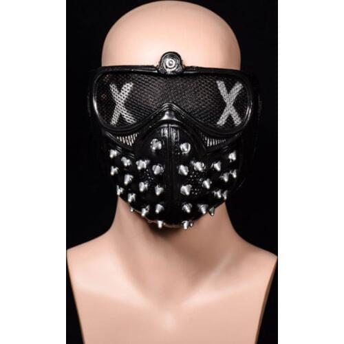 200pcs/lot Watch dogs 2 mask Halloween Punk Devil Cosplay Animation Stage Performance Mask