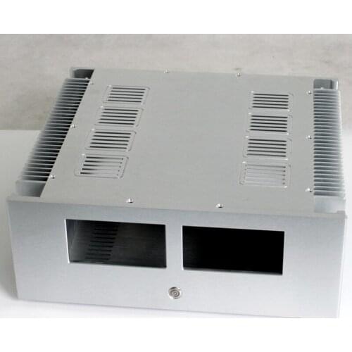 430*390*155MM CJ-WA157 Small A Aluminum Power Amplifier Chassis 4315 Super Heat Dissipation Class A Power Amplifier Shell