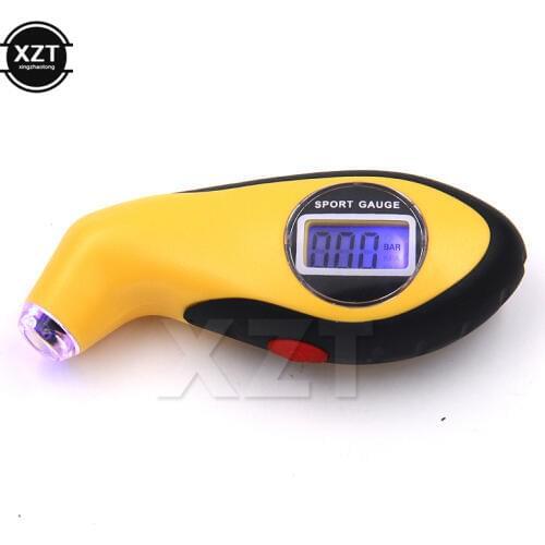 Digital LCD Car Tire Tyre Air Pressure Gauge Meter Manometer Barometers Tester Tool For Auto Car Motorcycle