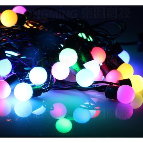 Free Shipping 8W 24M 40led/6m Ball led String Light Christmas tree ball light Holiday Wedding Party Garden Decoration(AC220V)