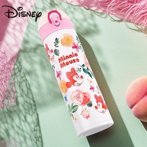 Disney Childrens Thermos Mug Boys and Girls School 304 Stainless Steel Water Cup Straight Drinking Bottle Portable Cup