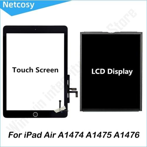 For ipad Air A1474 A1475 A1476 Touch Screen Digitizer panel / LCD Display Screen Repair Parts For ipad A1474 A1475 A1476 Tablet
