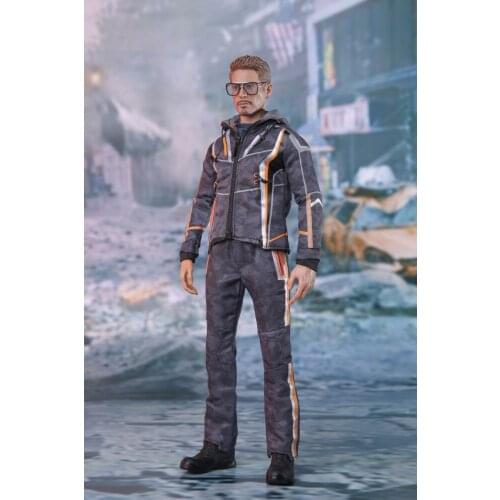 1:6 Man Doll Clothing Accessories Tony Nano Combat Suit Set Shoulder Deluxe Edition 12 Inch Action Figure