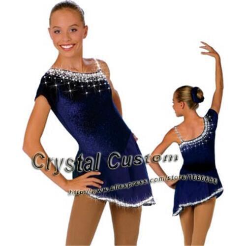 Hot Selling Ice Skating Dresses Women Spandex Graceful New Brand Ice Skating Competition Dress DR2639
