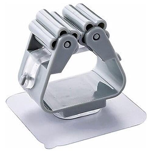 Traceless Wall Mounted Mop Organize Holder Broom Hanger Storage Rack Organizer Clips Clamping Bathroom Tool Seamless Mop Hook