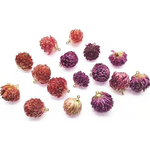 New arrival! 30pcs Mix different size Natural Flower charm for Earrings DIY parts,Jewelry Accessories Findings & Component