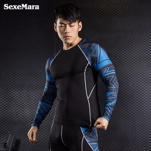 New Men Thermal Underwear Sets Compression Fleece Sweat Quick Drying Thermo Underwear Men Clothing Long Johns for men