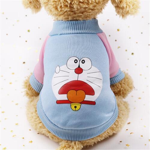 Carton Pet Dog Clothes For Dogs Pets Clothing Small Medium Dog Shirts Winter Pet Hoodies For Dogs Costume Chihuahua Cat Clothing