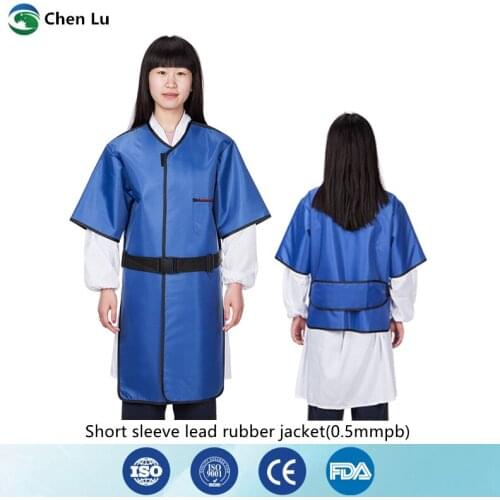 Genuine ionizing radiation protective short sleeve lead jacket gamma ray x-ray radiological protection 0.5mmpb lead clothing