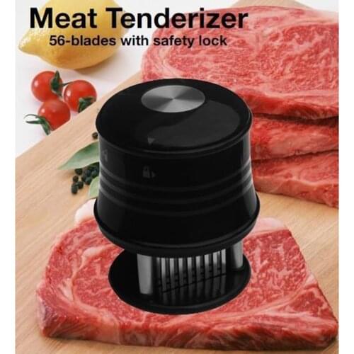 Professional Meat Tenderizer With 56 Needle Stainless Steel Blade Kitchen Cooking Tools Tender Meat Hammer For Beef Steak