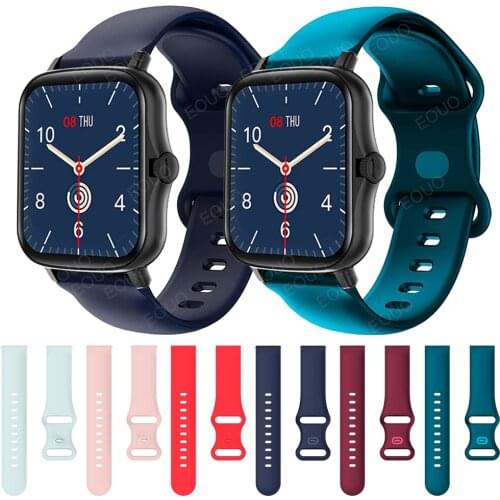 20mm Sport Silicone wristband For COLMI P8 Plus P12 Smartwatch Strap For COLMI V23 Pro/Land 2S Band Bracelet replace Accessories