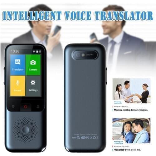 Language Translator Device Portable 138 Languages Two-Way WiFi/Offline Translation Supports Voice/Text/Recording GK99
