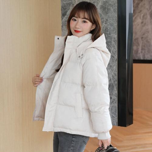 Women Thick Filling Cotton Jacket Autumn And Winter Casual Style Woman Parkas Female Coats