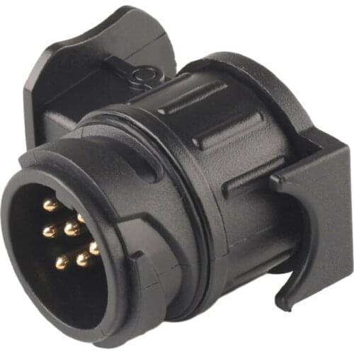 1 Packs Truck Caravan 13 Pin To 7 Pin Towbar Towing Plug Adapters Converter