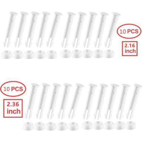 10Pcs Plastic Pool Joint Pin and Seal for Intex 13ft-24ft Metal Frame Pools with Rubber Seals Pool Replacement Parts