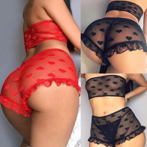 2PCS Women Lingerie Lace Babydoll Underwear Nightwear Sleepwear G-string Set NEW