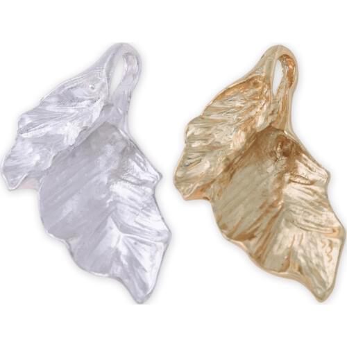 20cps 31x17mm Zinc alloy leaf pendant,Hair accessories leaf,Charms Pendants Jewelry