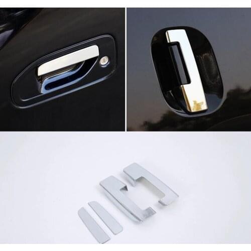 For Nissan NV200 2010-2018 4PCS Car Door Handle Bowl Protector Cover Trim ABS Car Styling Auto Accessories