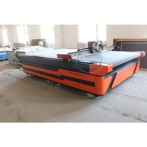 Automatic Driven Rotary Knife Cutting Machine for Thin Rubber Gasket cutting