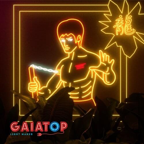 GAIATOP LED BIG Neon Light Wall Lamp Decor Night Light Neon Sign For Bar Restaurant Party DIY Spider Bruce Lee Customize