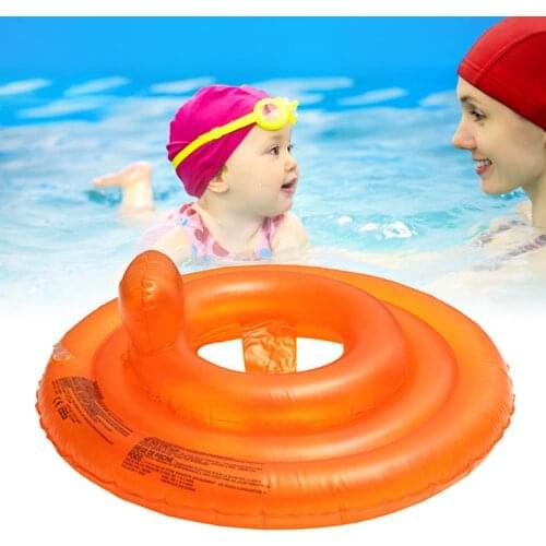 Childrens swimming ring seat ring underarm ring double thick baby float ring (0-3 years old) water park floats for beginners