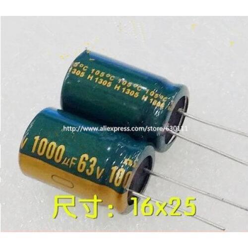 63V 1000UF Electrolytic Capacitor 16x25mm ( High Frequency )