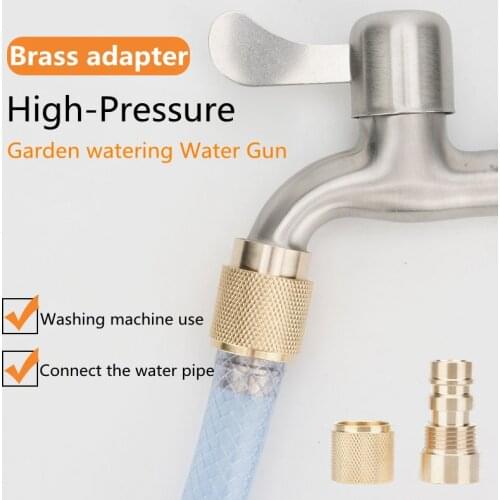 G1/2 Kitchen Hose Adapter Metal Faucet Connector Mixer Hose Adapter Tube Joint Taps Fitting Garden Watering Tools