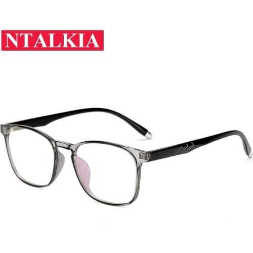 2018 Ultra Light TR90 Square Optical Computer Gaming Eyeglasses Frames Women Men Retro Anti Blue Rays Plain Glasses Spectacles
