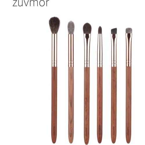 Shoushoulang Professional Handmade Make Up Brushes Set Z22 Eye Shadow Eyebrow Brush Soft Squirrel Goat Hair Makeup Brushes Kit