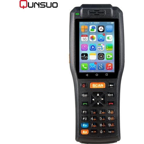 Brand New bluetooth gprs data collector 3g android handheld pda3505 1d barcode scanner built in printer