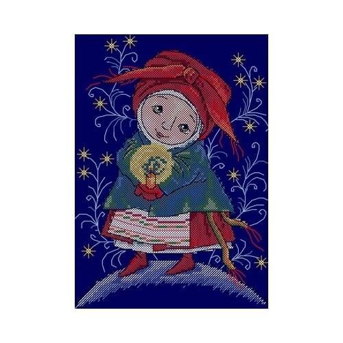 Christmas Candle Counted Cross Stitch 11CT 14CT 18CT DIY Chinese Cross Stitch Kits Embroidery Needlework Sets