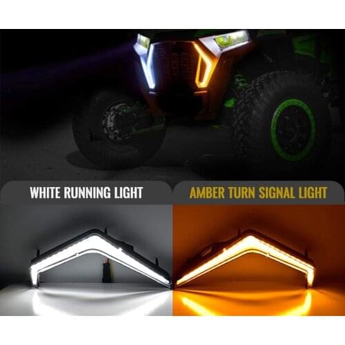 LED Running Lights Front Driver Signature Light turn signal light for Polaris RZR XP Turbo 4 Turbo Xp 1000 4 1000 2019