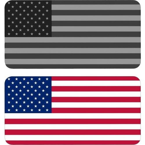 Reflective Car Sticker Cover Scratches Waterproof American Flag Hard Hat Decals Motorcycle Safety Helmet Stickers Flags USA