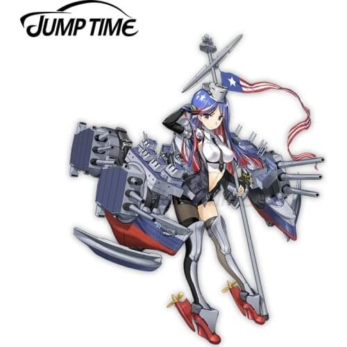Jump Time 13 x11.3cm For Kantai Collection South Dakota Kancolle Decal Bumper Creative Car Stickers Personality Waterproof Decor
