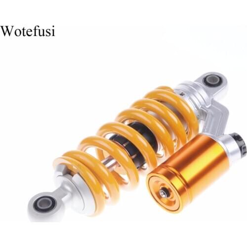 Wotefusi Motorcycles One Piece 240mm Round Ends Air Gas Shock Absorber Replacement For Beach ATV Off-road Sport Yellow [PA357]