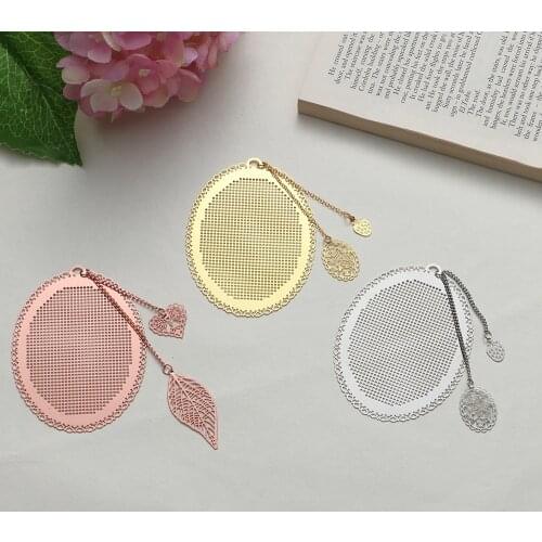 Cross Stitch Bookmark Cute Butterfly Owl DIY Craft Metal Silver Golden Needlework Embroidery Counted Cross-Stitching Kit