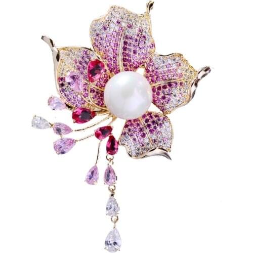 Bad Guy Brooches Pin for Womens Fashion Leaves Jewelry Party Office Clothes Scarf Buckle Garment Accessories Zicon Pins Gift