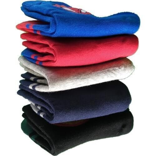 5 Pairs Different Color Kids Socks For Children Keep Warm Spring Autumn Winter Hot Socks For Boys Girls Cotton Spandex Material