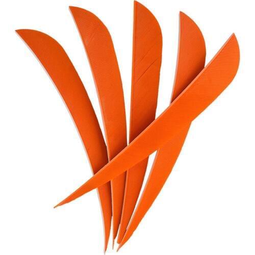 50pcs Turkey Arrow Feather 4" Inch Water Drop Right Wing Fletchings For Archery Hunting and Shooting Arrow Accessories Fletches