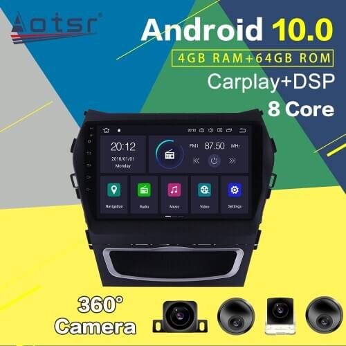 Car Multimedia Player For Hyundai IX45 Santa Fe Android Audio 2014-2018 Radio Recorder Car GPS Navigation Auto Stereo Head Unit