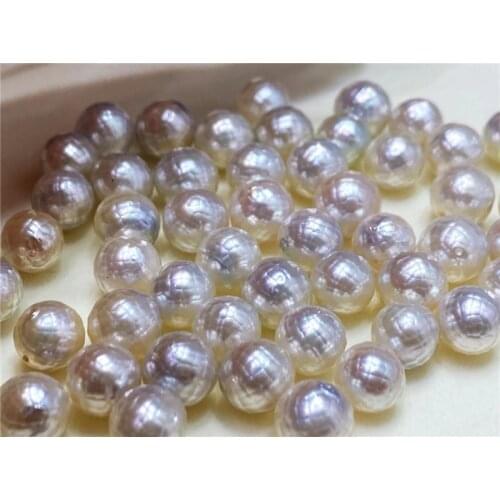 1piece Loose Beads Freshwater faceted Pearl white round 10/12/14mm Wholesale for DIY for jewelry