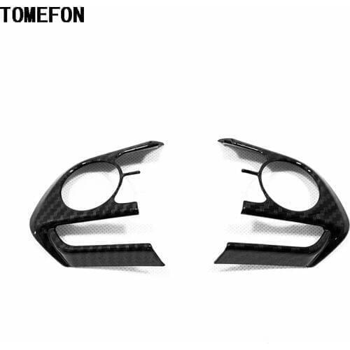 TOMEFON For Toyota Sedan Corolla E210 Prestige Altis 2019 2020 Car Steering Wheel Decoration Cover Trim Interior Accessories ABS
