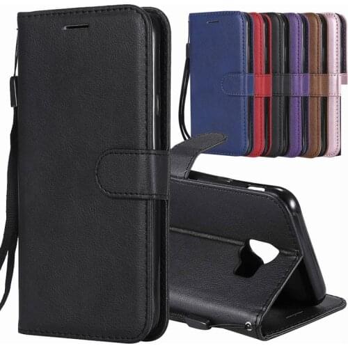 Flip Phone Cover For Samsung Galaxy J4 J6 J8 2018 Case Leather Wallet Card Holder Coque Cover For Samsung Galaxy J6 2018 Case