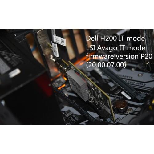Dell H200 Integrated 6Gbps SAS HBA w/ LSI 9211-8i P20 IT Mode ZFS FreeNAS unRAID