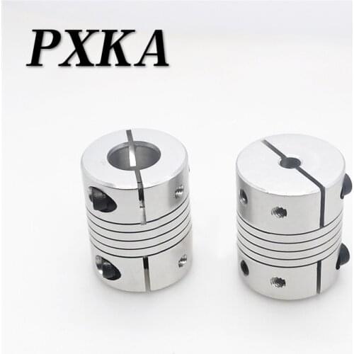 5 / 6 / 8 / 9 / 10 / 12 aluminum alloy elastic clamping coupling d25L30 winding motor shaft encoder